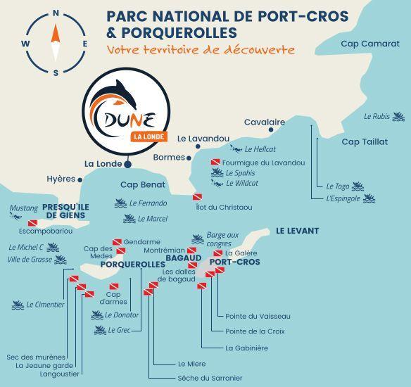 Sites de plongée Port-Cros